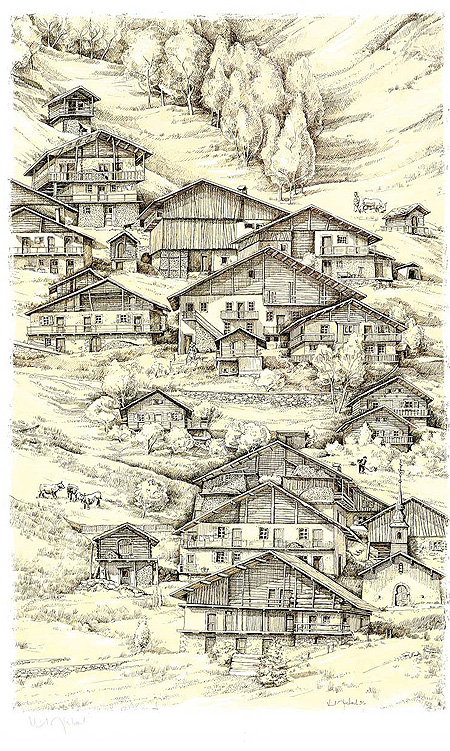 Image de la réalisation - Le village de Boudin