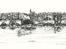 Pêcheurs au canal