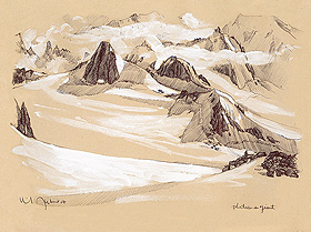 Le glacier du Géant