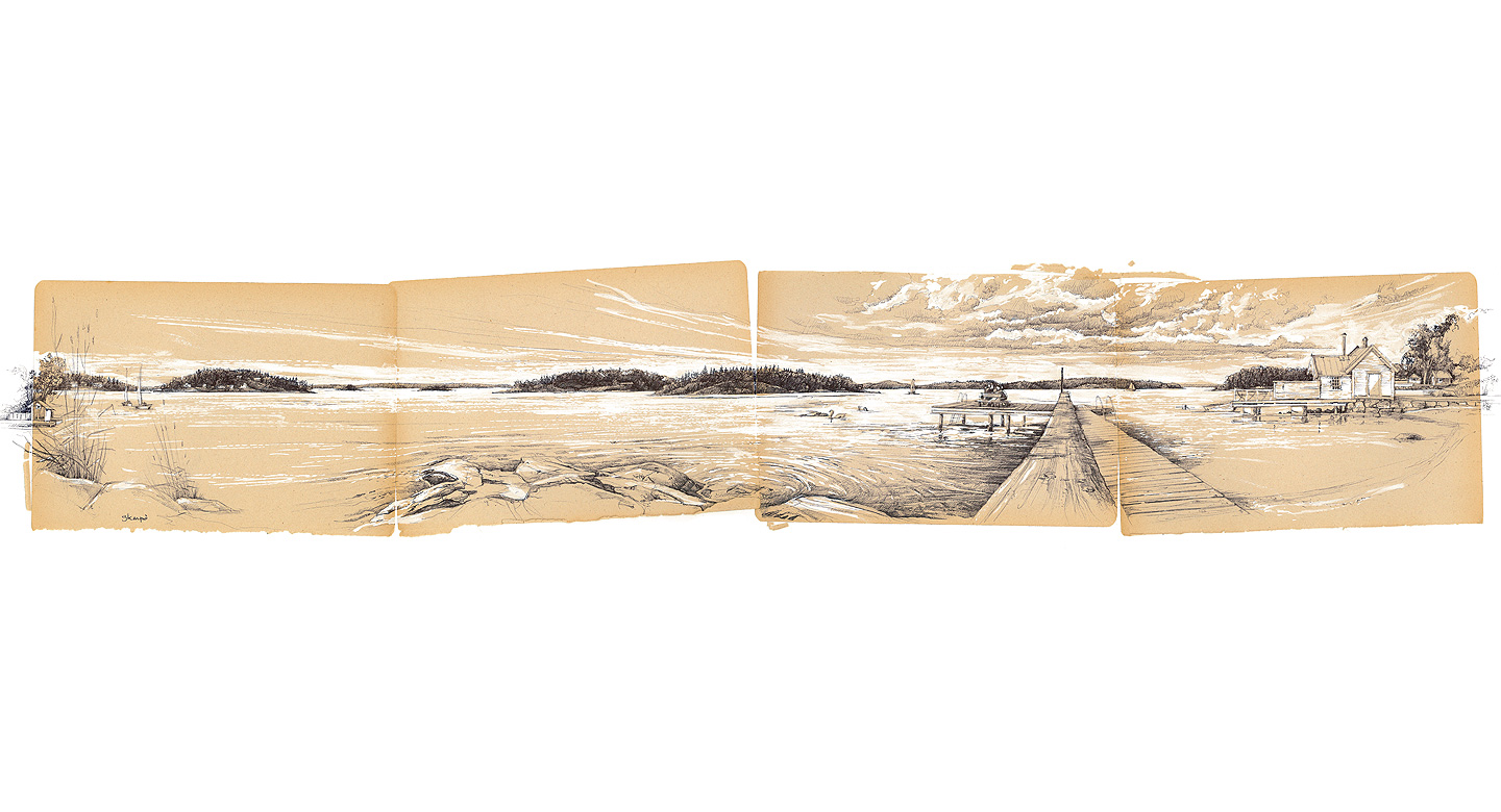 Image de la réalisation - La plage de Skarpö